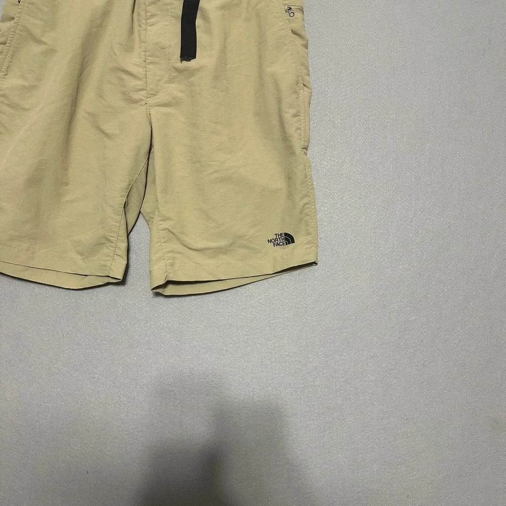 The North Face Mens Hiking Shorts Tan Khaki Belted‎ Cargo Pockets Size XL 37W